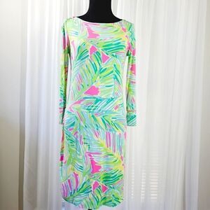 Lilly Pulitzer Sophie Dress Palm Fronds XS